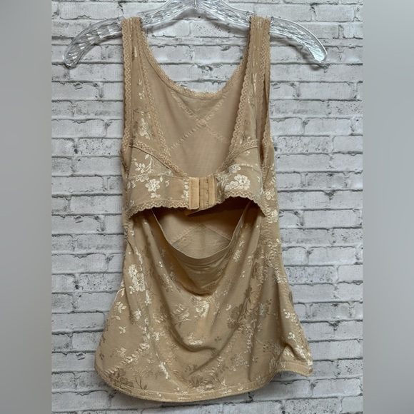 Modern Movement Shapewear Womens Medium Tan Floral Lace - Picture 10 of 11
